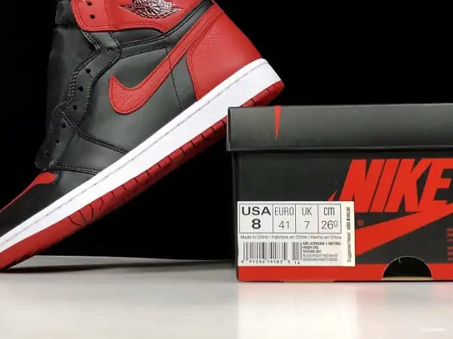 Rep MAX Banned 1 High Retro 555088-001 OG Jordan Air 0523